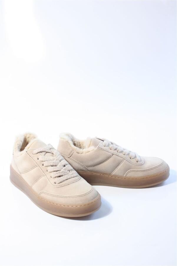 Gabor 6018.02.002 Sneakers Beige Suede Dames Beige - Foto 3