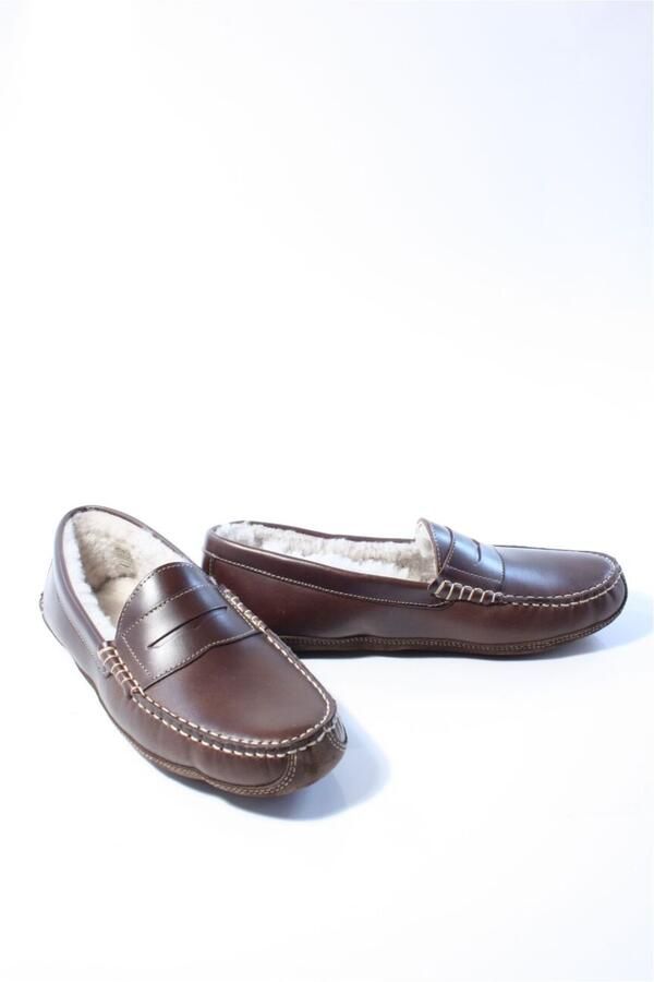 Greve Heren pantoffels bruin