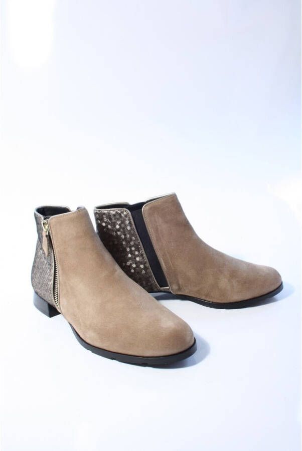 Hassia Dames enkellaars taupe