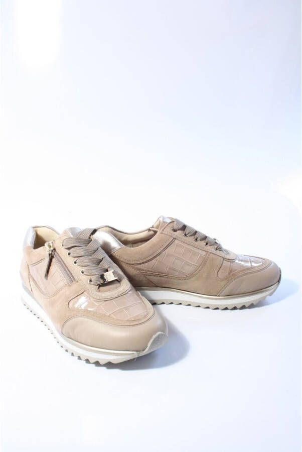 Hassia Dames sneakers taupe