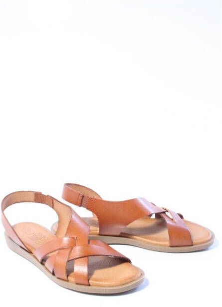 Hee Dames sandalen cognac