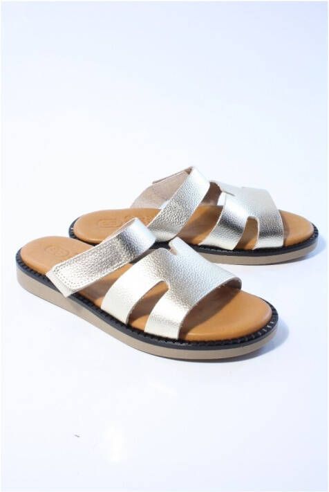 Hee Dames slippers brons