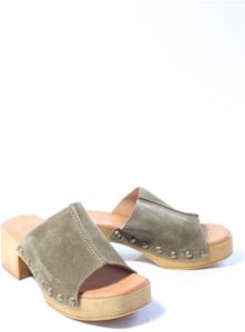 Hee slippers groen