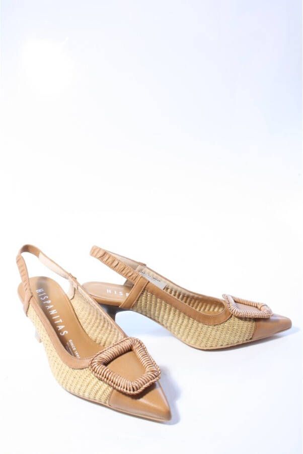 Hispanitas Dames slingback cognac