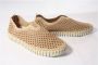 Ilse Jacobsen Instappers Dames Instapschoenen Damesschoenen Canvas Tulip3275 Camel - Thumbnail 6