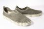 Ilse Jacobsen Instappers Dames Instapschoenen Damesschoenen Canvas Tulip 3275 Groen - Thumbnail 7