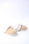 Ilse Jacobsen Pantoffels Dames Sloffen Instappers Suède Harde zool Open hiel Tulip 3871 Beige - Thumbnail 4