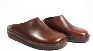 Kops pantoffels bruin