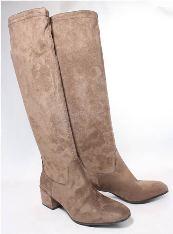 Lamica Dames laarzen taupe - Schoenen.nl