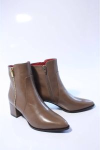 Lilian Dames enkellaars taupe