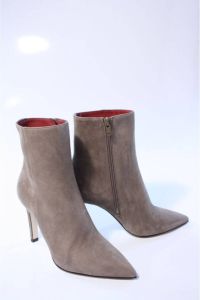 Lilian enkellaars taupe
