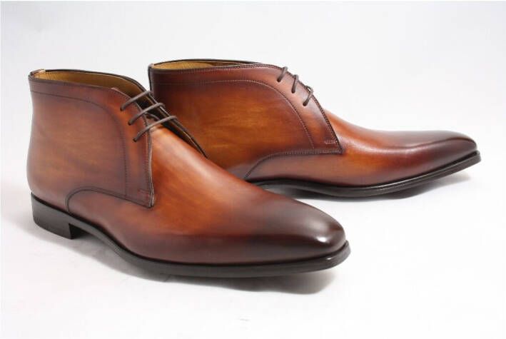 Magnanni Heren boots gekleed cognac