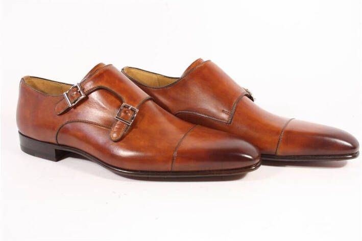 Magnanni Heren gespschoenen cognac