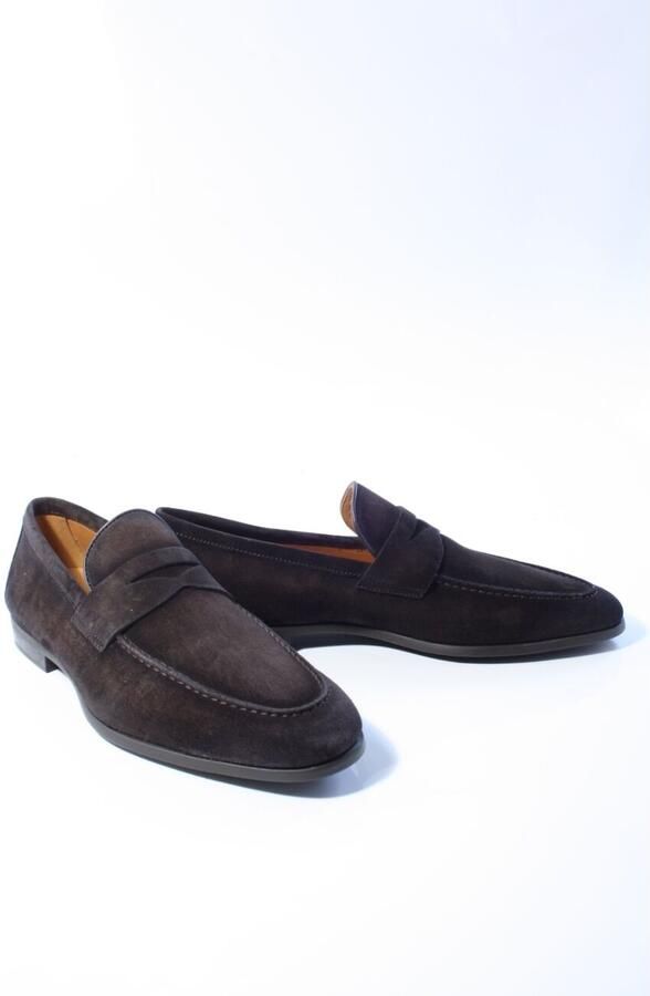 MAGNANNI Loafers Heren 25396 Maat: 42 Materiaal: Suède Kleur: Bruin - Foto 5