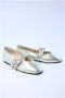 Nubikk Gisele Grace ballerina van leer met metallic finish - Thumbnail 4