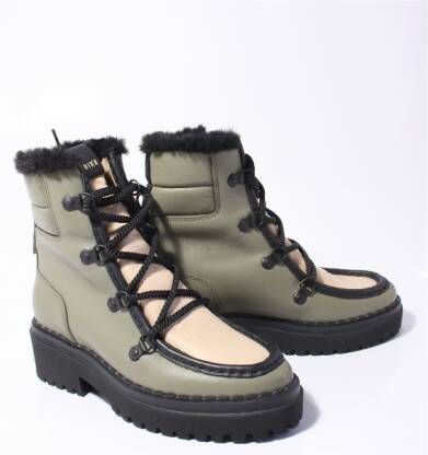 Nubikk Dames biker boots groen