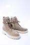 Nubikk June Laarzen Stijlvolle en Trendy Veterschoenen voor Vrouwen Beige Dames - Thumbnail 3