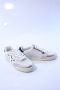 Nubikk Witte Leren Sneakers met Metallic Details Wit Dames - Thumbnail 5