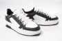 Retro Sneaker Basket Buxton Lage sneakers Leren Sneaker Dames Zwart - Thumbnail 4