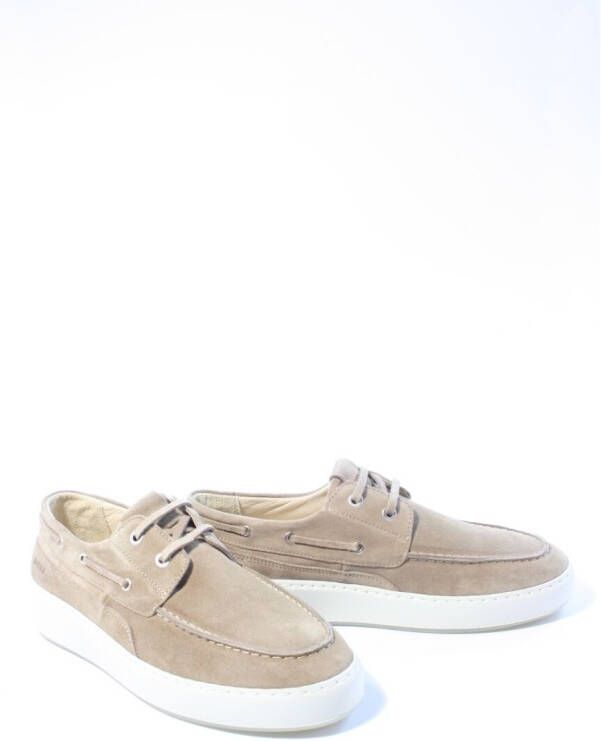 NUBIKK Veterschoenen Heren Jiro Yacht Maat: 44 Materiaal: Suède Kleur: Taupe - Foto 2