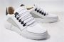 Nubikk Roque Roman Men White Black Leather Lage sneakers - Thumbnail 6