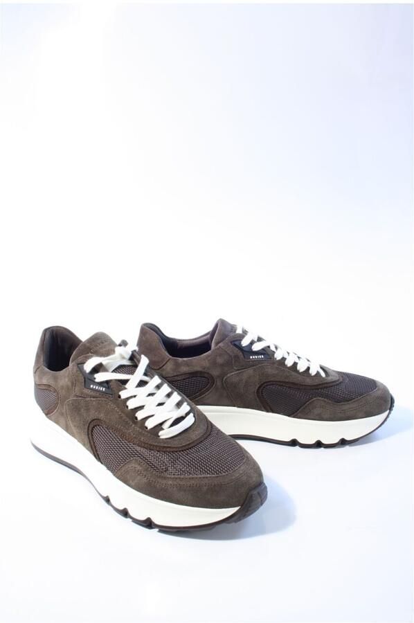 NUBIKK Lage Sneakers Heren Luca Noa Men Suède Taupe - Foto 6