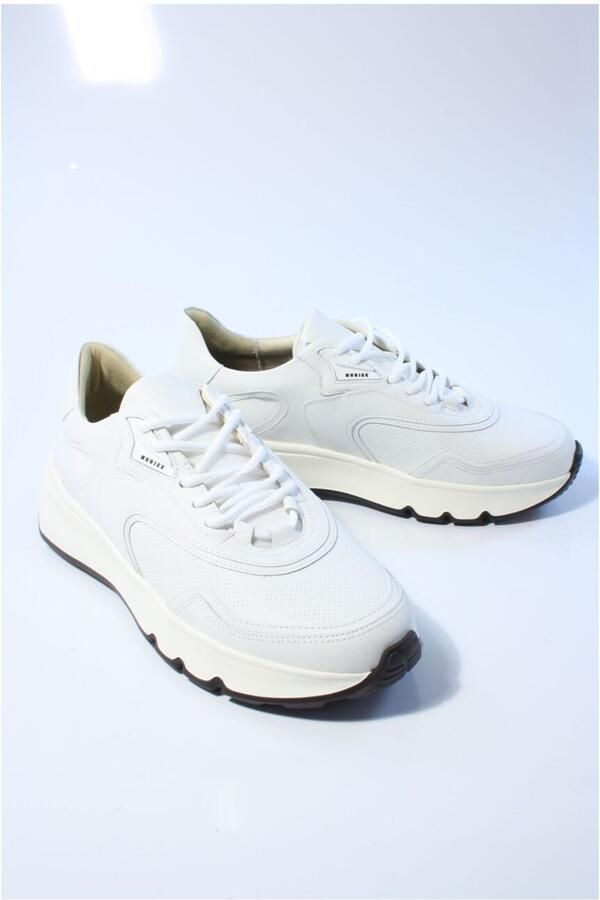 NUBIKK Lage Sneakers Heren Luca Noa Men Maat: 44 Materiaal: Leer Kleur: Wit - Foto 7