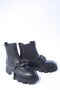 Paul Green Zwarte Enkellaars 9043 Black - Thumbnail 1