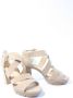 Paul Green 7942 Volwassenen Sandalen met hak Wit beige - Thumbnail 4