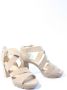 Paul Green 7942 Sandalen met hakDames Sandalen Wit beige - Thumbnail 4