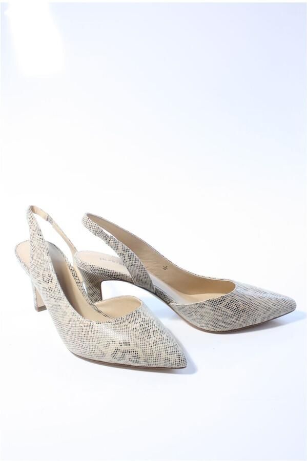 Peter Kaiser Pump open Hiel Luipaardprint Leer Dames Beige - Foto 3