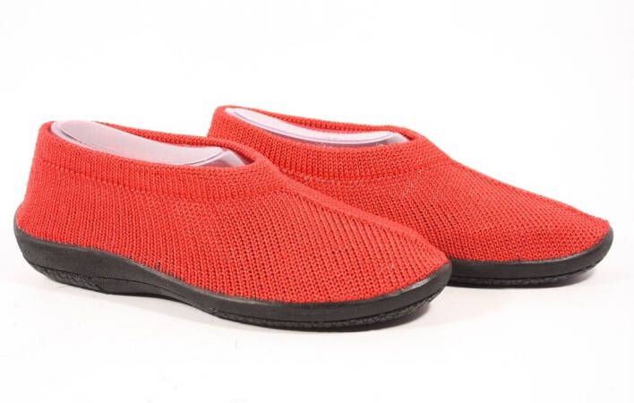 Plumex Dames gebreide schoenen rood