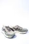 Premiata Groene Leren Sneakers Logo Details Rubberen Zool Multicolor Heren - Thumbnail 2