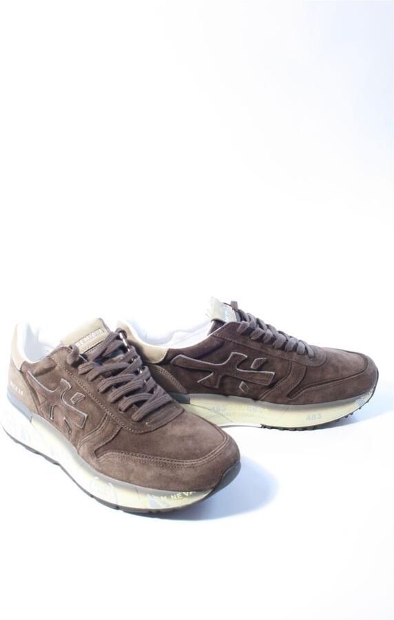PREMIATA Lage Sneakers Heren Mick Maat: 44 Materiaal: Suède Kleur: Bruin - Foto 6