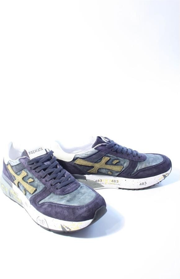 Premiata Mick Sneakers Heren Blauw - Foto 3