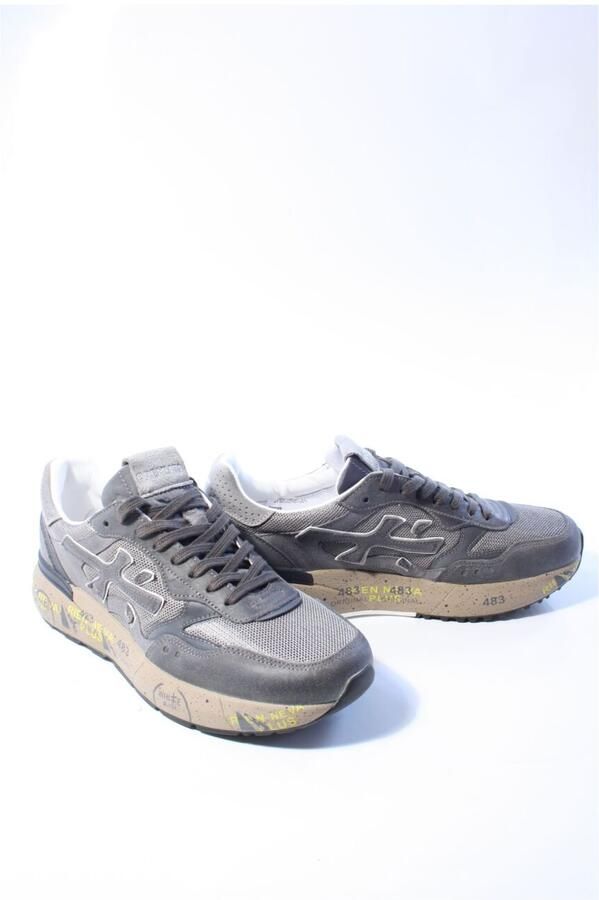 Premiata Mick Sneakers Suède Heren Grijs - Foto 2