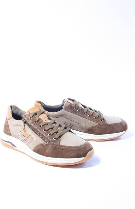 Sioux Heren sneakers bruin