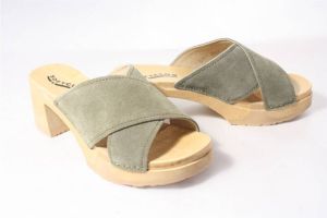 Softclox Dames slippers groen