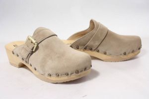 Softclox Dames slippers taupe