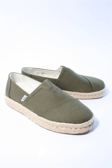 Toms Heren espadrilles groen