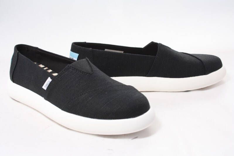 TOMS Instappers Dames Alpargata Mallow Maat: 37 5 Materiaal: Canvas Kleur: Zwart - Foto 2
