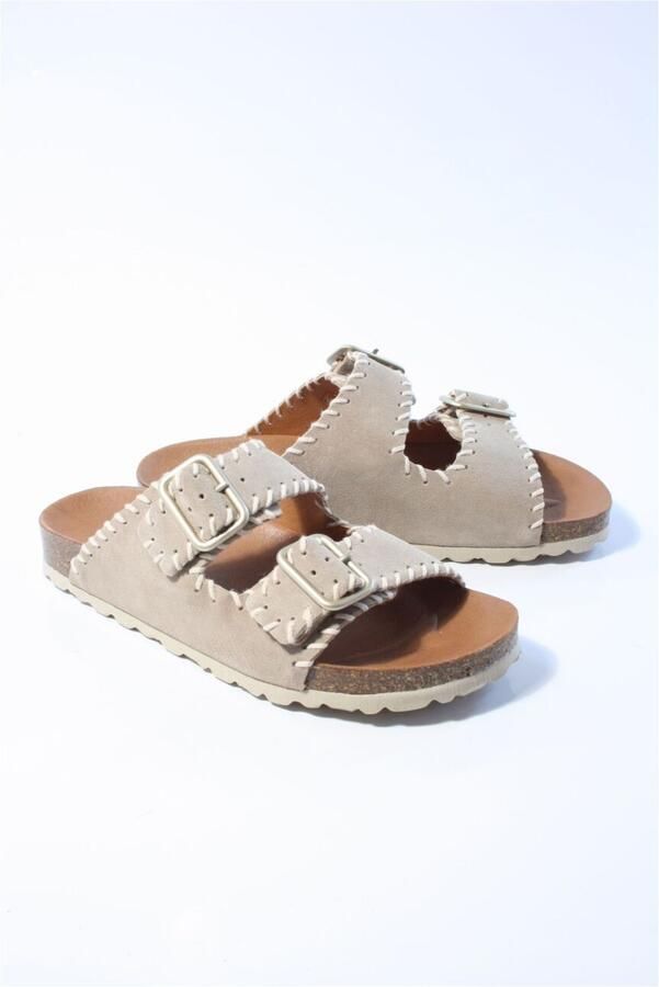 Verbenas Dames slippers taupe