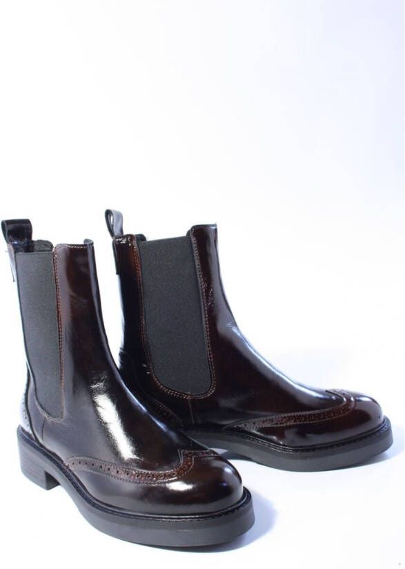 Via vai Dames biker boots bruin