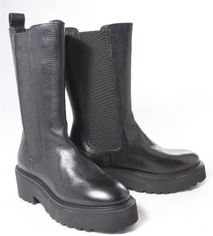 Via vai Dames biker boots zwart