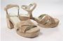 Via Vai Cassia Six Sandalen Cognac 58071-02-212 Beige Dames - Thumbnail 4