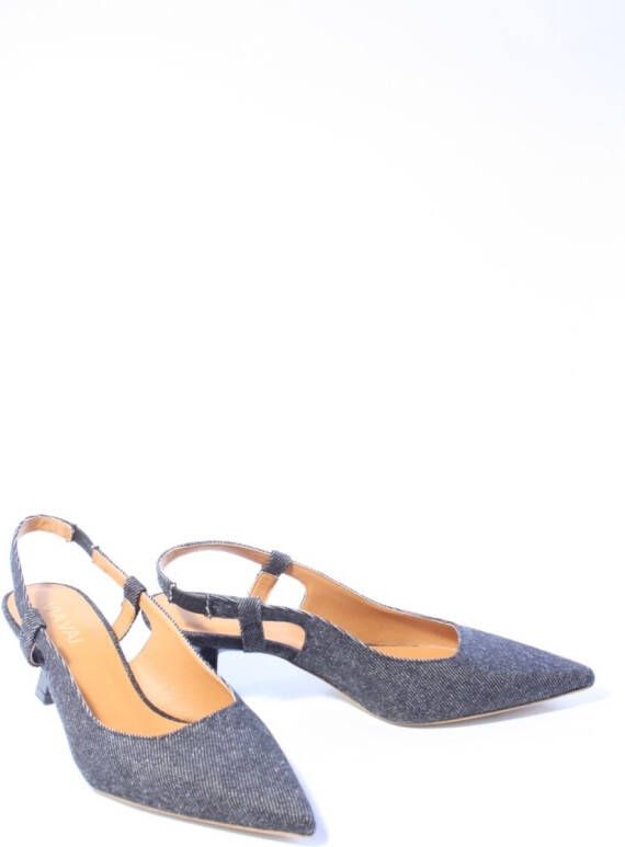 Via vai Dames slingback zwart