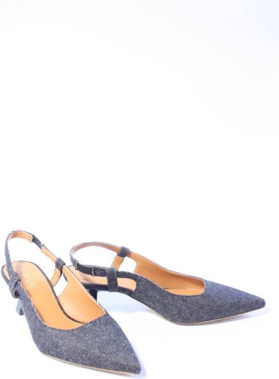 Via vai Dames slingback zwart