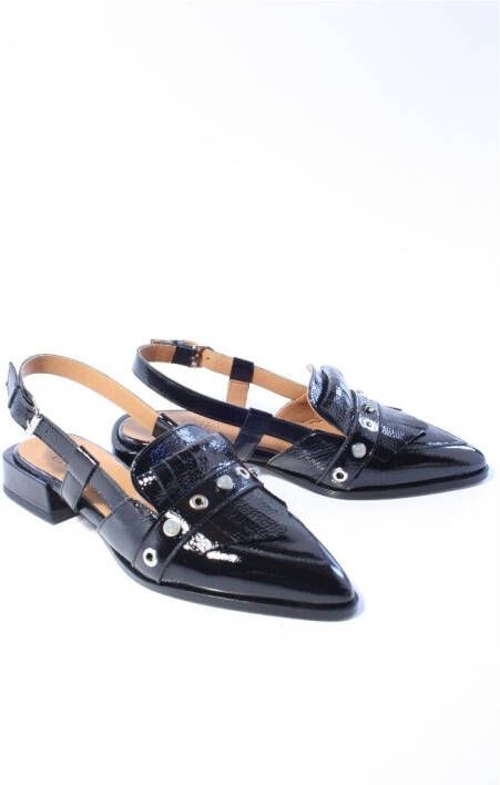 Via vai Dames slingback zwart