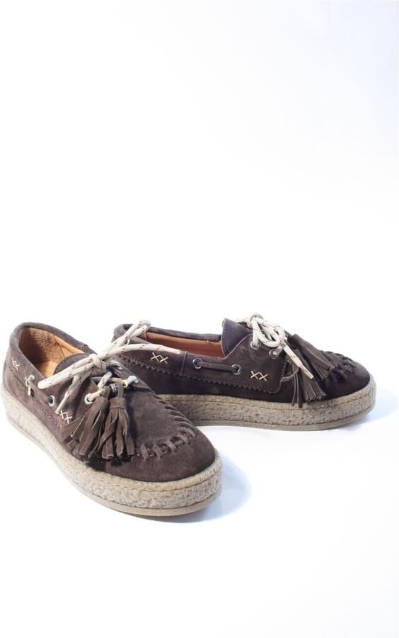 VIA VAI Rox Romee Loafers Dames Suède Bruin - Foto 3