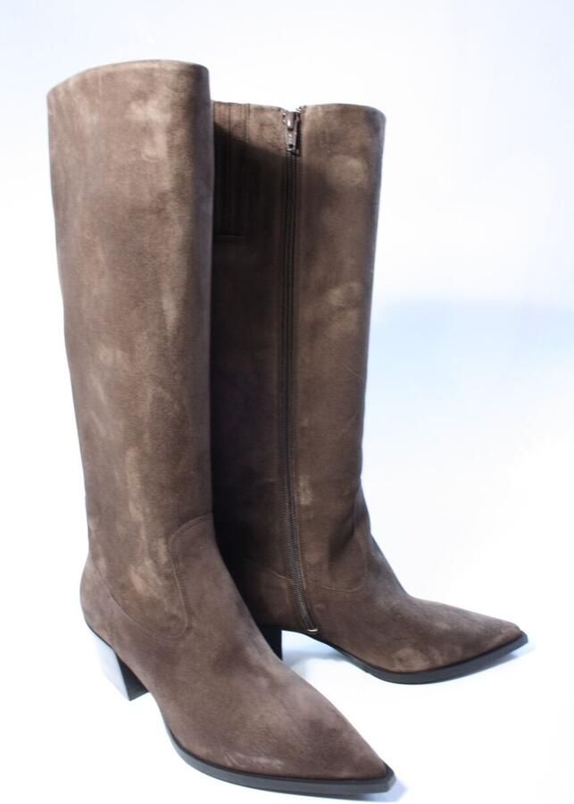 VIA VAI Hoge Laarzen Dames Kate Elena Maat: 36 Materiaal: Suède Kleur: Bruin - Foto 2